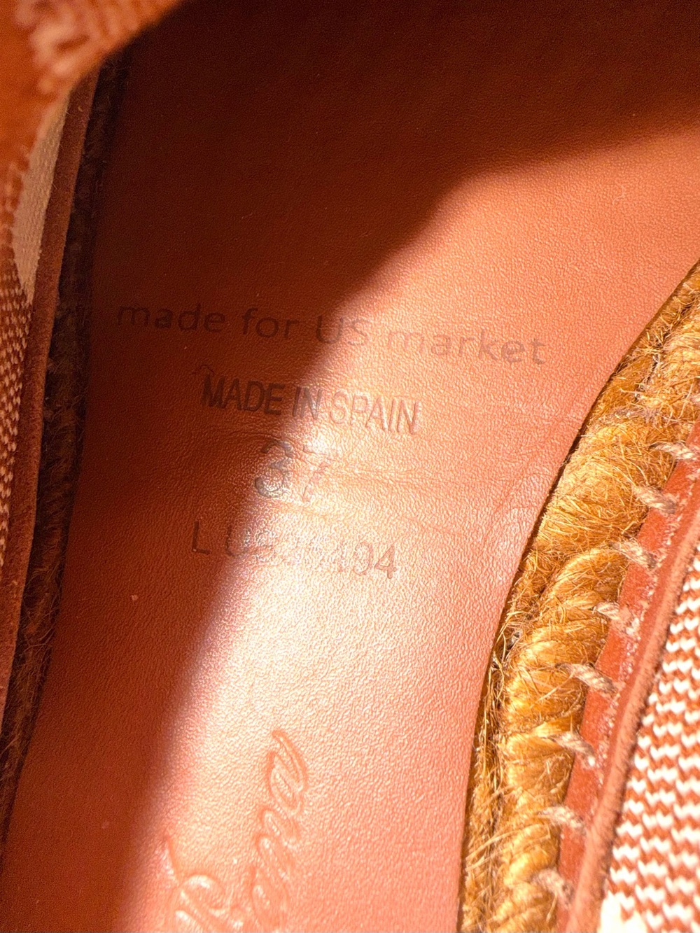 Loro Piana Seaside Walk Canvas Espadrilles Brown Cream Striped EU 37 - Picture 9 of 17